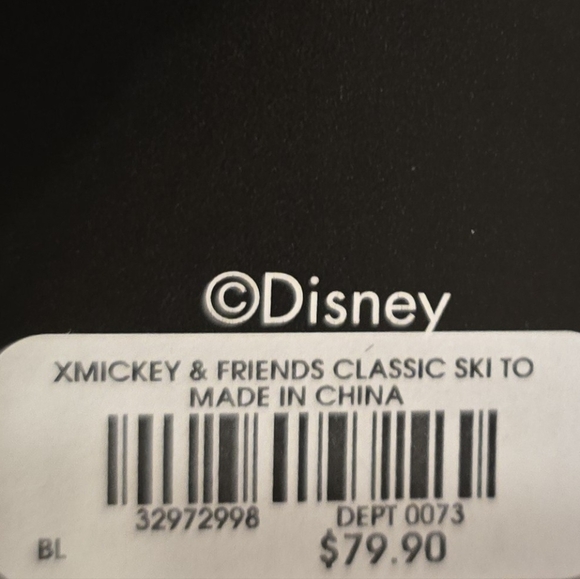 Box Lunch Disney Mickey & Friends Ski Tote with matching wristlet and dust bag. - Picture 4 of 4